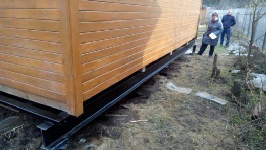 Фундамент на винтовых сваях 6x4м